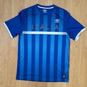 Official Italy National Football Team (Italia) Supporter/Training Jersey Umbro